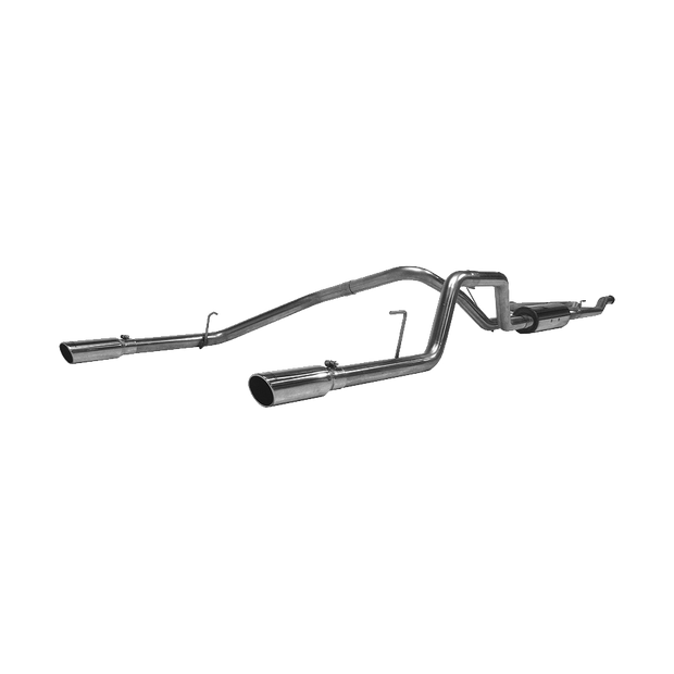 Cat Back Exhaust System Dual Split Rear T409 Stainless Steel For 04-15 Nissan Titan 5.6L MBRP
