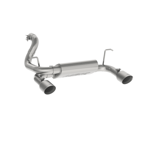 Jeep 2.5 Inch Axle Back Dual Rear Exit Armor Plus Series For 18-Up Wrangler JL 2/4 DR 3.6L MBRP