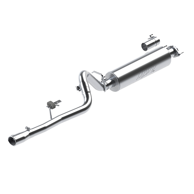 2.5 Inch Cat Back Exhaust System Single For 86-00 Cherokee 2.5L 87-01 Cherokee 4.0L Aluminized Steel MBRP