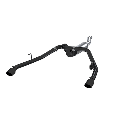 Jeep 2.5 Inch Cat Back Exhaust System Dual Rear Exit Armor BLK Series For 20-Up Jeep Gladiator 3.6L MBRP