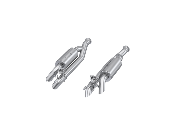 2019-Up Mercedes-Benz G63 4.0TT V8 Armor Pro T304SS 2.5 Inch Pre-Axle Cat-Back, Dual Split Side, Quad Outlet, Active Profile MBRP