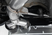 2014-2017 Audi SQ5 3.0T 2.5 Inch Axle-Back Dual Rear Exit T304 Stainless Steel with Quad Carbon Fiber Tips MBRP