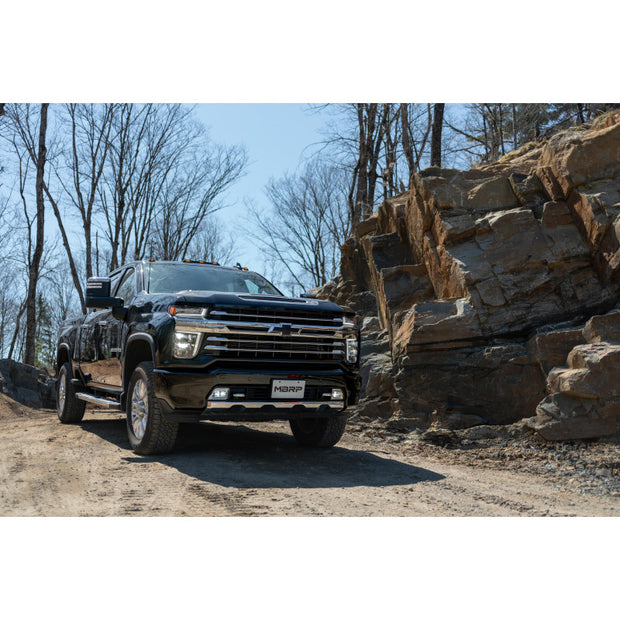 20-Up Chevy/GMC 2500/3500 Armor Lite Series Aluminized Steel 4 Inch Filter Back Single Side Exit Exhaust System MBRP