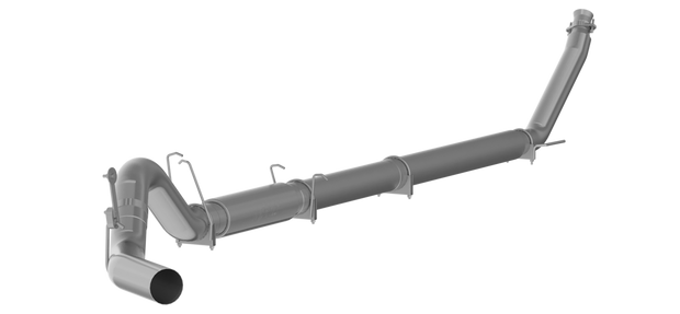 Dodge 5 Inch Single Side Turbo Armor Lite, No Tip For 98-02 Dodge Ram 2500/3500 Cummins MBRP