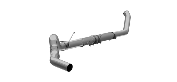 5 Inch Turbo Back Single Side Exit For 03-04 Dodge Ram 2500/3500 Cummins