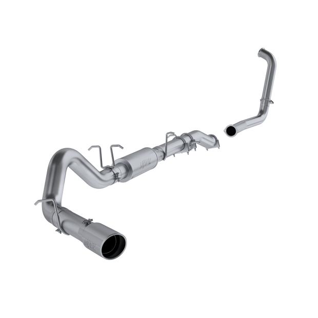 4 Inch Turbo Back Single Side Stock Cat Exit Aluminized Steel For 03-07 Ford F-250/350 6.0L Extended Cab/Crew Cab MBRP