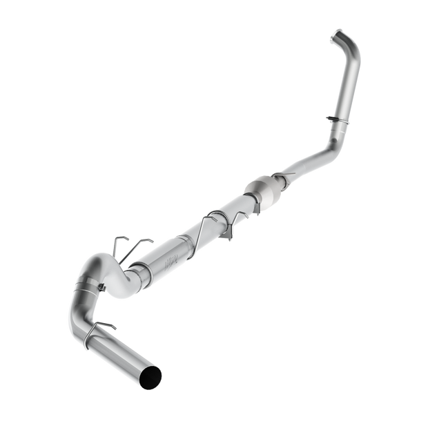 5 Inch Turbo Back Stock Cat Single Side Exit Aluminized Steel For 03-07 Ford F-250/350 6.0L, Extended Cab/Crew Cab MBRP
