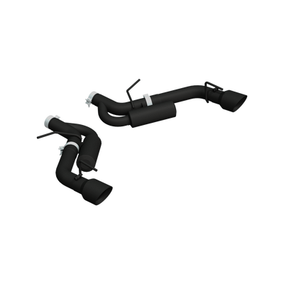 Chevrolet 3 Inch Dual Axle Back Armor BLK Series For 16-24 Chevrolet Camaro SS MBRP