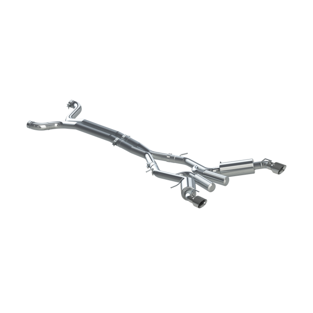Chevrolet 3 Inch Dual Cat Back Exhaust System T409 Stainless Steel For 16-24 Chevrolet Camaro SS 6 Speed Coupe Only MBRP