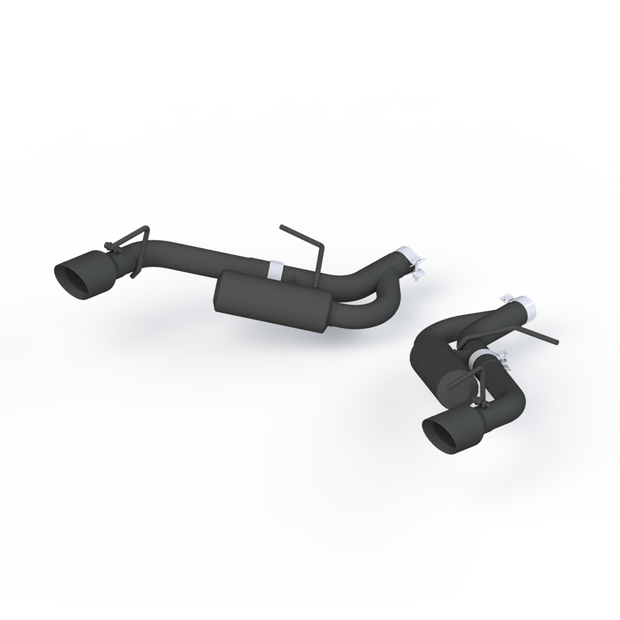 Armor BLK 2.5 Inch Axle Back Non NPP For 16-24 Chevrolet Camaro 2.0T 16-24 Chevrolet Camaro V6 3.6L MBRP