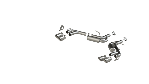 Chevrolet 2.5 Inch Dual Axle Back NPP Armor Lite For 16-24 Chevrolet Camaro V6 3.6L MBRP