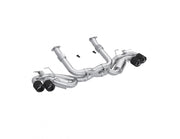 20-Present Chevrolet Corvette C8 6.2L Armor Pro Cat-Back Active Exhaust System Quad Rear Outlet with Carbon Fiber Tips MBRP