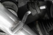 15-23 Dodge Challenger T304 Stainless Steel 2.5 Inch Cat Back Dual Rear Exit with Carbon Fiber Tips Exhaust System MBRP