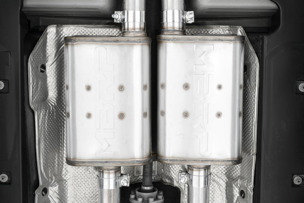 15-23 Dodge Challenger Aluminized 2.5 Inch Cat Back Dual Rear Exit Exhaust System MBRP
