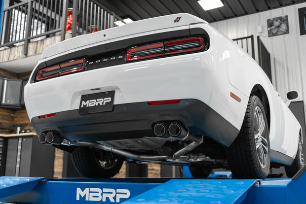 15-23 Dodge Challenger Aluminized 2.5 Inch Cat Back Dual Rear Exit Exhaust System MBRP