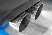 15-23 Dodge Challenger Aluminized Steel 3 Inch Dual Cat Back Quad Tips (Street Version) Exhaust System MBRP
