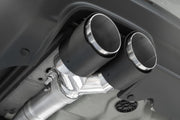 15-23 Dodge Challenger Aluminized Steel 3 Inch Dual Cat Back Quad Tips (Race Version) Exhaust System MBRP