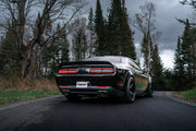 15-23 Dodge Challenger Aluminized Steel 3 Inch Dual Cat Back Quad Tips (Race Version) Exhaust System MBRP