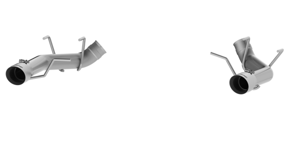 3 Inch Dual Axle Back Muffler Bypass For 11-14 Ford Mustang GT 5.0L T304 Stainless Steel MBRP