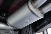 18-23 Ford Mustang GT 5.0L T304 Stainless Steel 3 Inch Cat-Back Dual Rear with Quad Carbon Fiber Tips Street Version MBRP