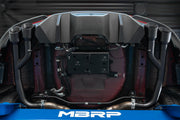 2018-23 Ford Mustang GT 5.0L T304 Stainless Steel 2.5 Inch Axle-Back with Quad Carbon Fiber Tips MBRP