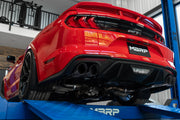 2018-23 Ford Mustang GT 5.0L T304 Stainless Steel 2.5 Inch Axle-Back with Quad Carbon Fiber Tips MBRP