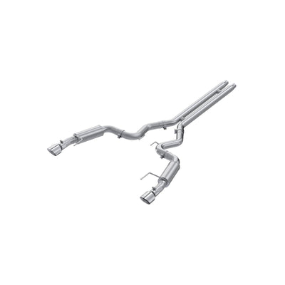 2024-Up For Mustang GT S650 5.0L Race Version Armor Lite Aluminized Steel 3 Inch Cat-Back Dual Split Rear MBRP
