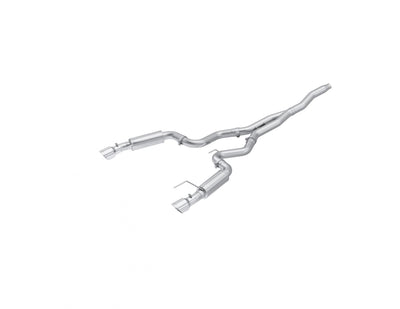 3 Inch Cat Back Exhaust System Dual Split Rear For 15-Up Ford Mustang 2.3 EcoBoost Race Version 4.5 Inch Tips Aluminized Steel MBRP