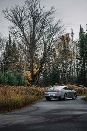 24-Up Ford Mustang GT 5.0L Armor Lite Aluminized Steel 3 Inch Cat-Back Dual Split Rear with Quad Tips Street Profile MBRP 