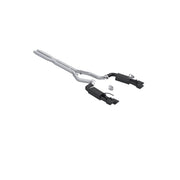 24-Up Ford Mustang GT 5.0L Armor BLK Black-Coated Aluminized Steel 3 Inch Cat-Back Dual Split Rear with Quad Black Tips Street Profile MBRP 