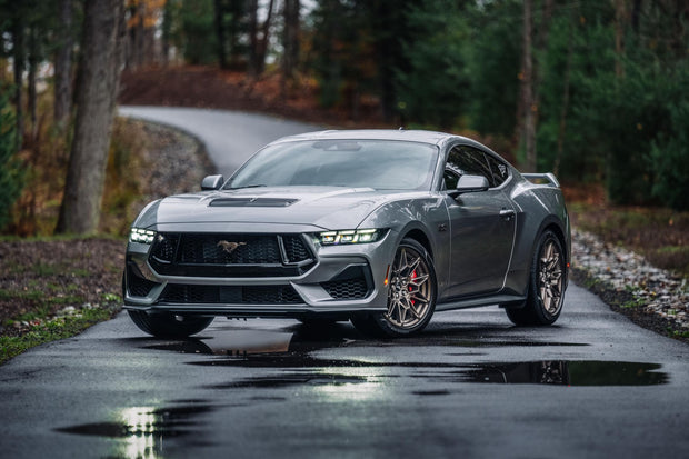 24-Up Ford Mustang GT 5.0L, Armor Pro T304 Stainless Steel 3 Inch Cat-Back Dual Split Rear with Quad Tips, Race Profile MBRP