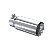 Exhaust Tail Pipe Tip 5 Inch O.D. Dual Wall Straight 4 Inch Inlet 12 Inch Length T304 Stainless Steel MBRP