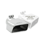 Exhaust Tip 4 3/4 Inch X 3 Inch ID Rectangle Angled Cut 3 Inch O.D. Inlet Driver Side 7 3/8 Inch Length T304 Stainless Steel MBRP