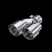 T304 Stainless Steel Tip 2.5 Inch ID Dual 3.5 Inch OD Out 9.5 Inch Length Single Wall MBRP