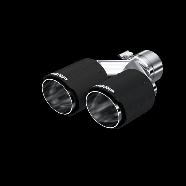 Carbon Fiber Tip 2.5 Inch ID Dual 3.5 Inch OD Out 9.45 Inch Length Dual Wall MBRP