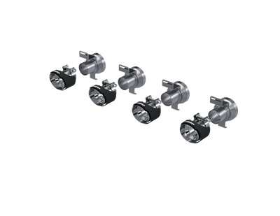 2018-2021 Kia Stinger GT Carbon Fiber Bezel Kit, Quad 4 Inch OD, 2.5 Inch ID Tips MBRP 