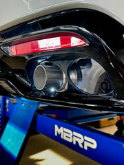 2018-2021 Kia Stinger GT Carbon Fiber Bezel Kit, Quad 4 Inch OD, 2.5 Inch ID Tips MBRP 