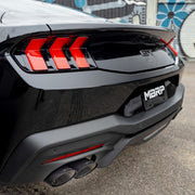 Black-Coated 4 Inch Quad Tip Cover Kit for 2015-Up Ford Mustangs with Quad Tips MBRP