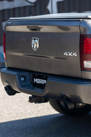 2009-2018 Ram 1500 and 2019-2024 Ram 1500 5.7L Hemi Black Exhaust Tips, Armor BLK 5 Inch OD Dual Wall Angle Cut. Sold In Pairs MBRP