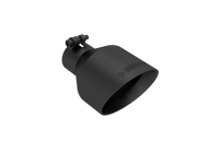 Universal Black Tip, 2.5-Inch ID, 5-Inch OD Angle Cut Dual Wall MBRP