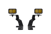 Stage Series 2in LED Ditch Light Kit for 2017-2020 Ford Raptor, Sport Yellow Combo Diode Dynamics