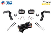 Stage Series 2in LED Ditch Light Kit for 2017-2020 Ford Raptor Pro White Combo Diode Dynamics