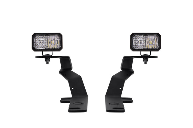 Stage Series 2in LED Ditch Light Kit for 2017-2020 Ford Raptor Pro White Combo Diode Dynamics